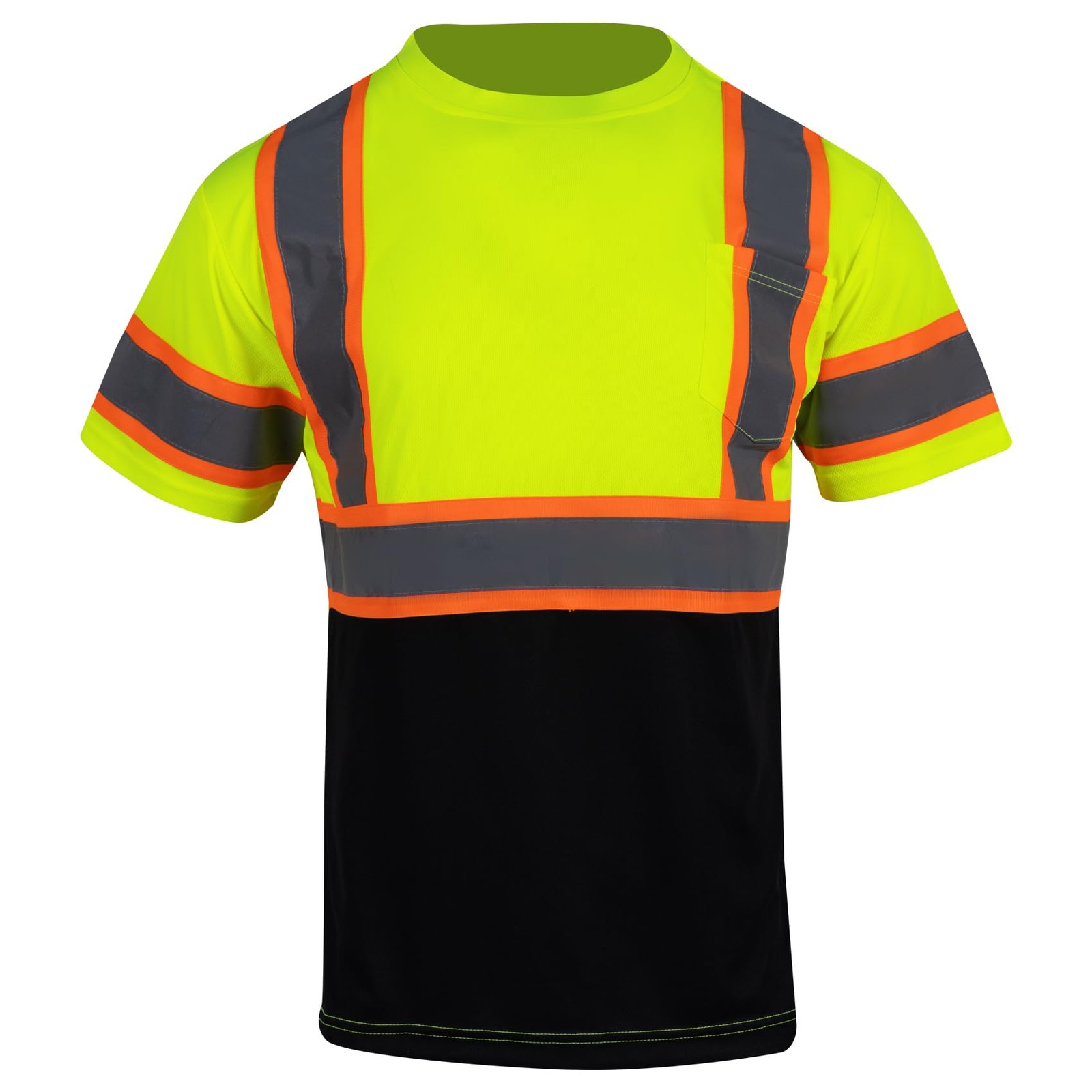 Hi Vis Reflective Safety Shirts for Men ANSI Class 3 High Visibility Construc... gallery