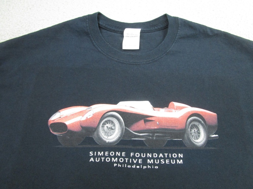 Simeone Foundation Automotive Museum Shirt Mens XL Black Philadelphia Car