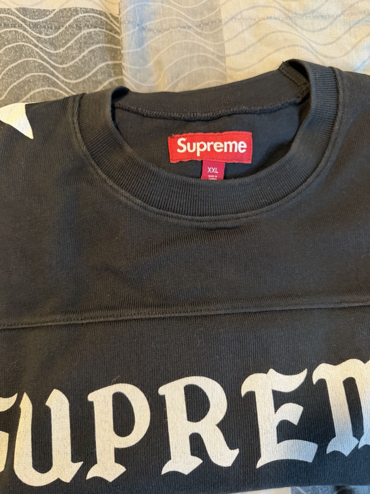 Supreme Playboy L/S Football Top Black Size XXL SS26 Brand New In Hand Week 3 gallery