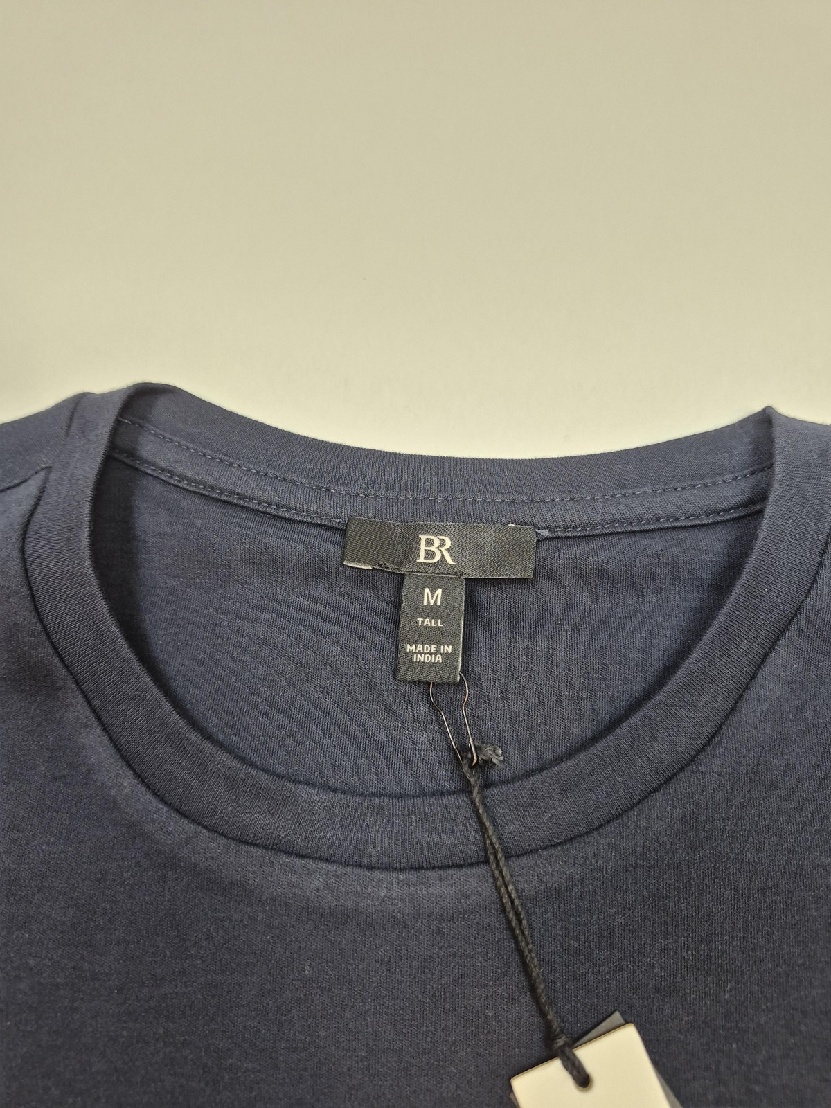 Banana Republic Shirt Mens Medium Tall Blue Cotton Crewneck Tee Casual Basic gallery