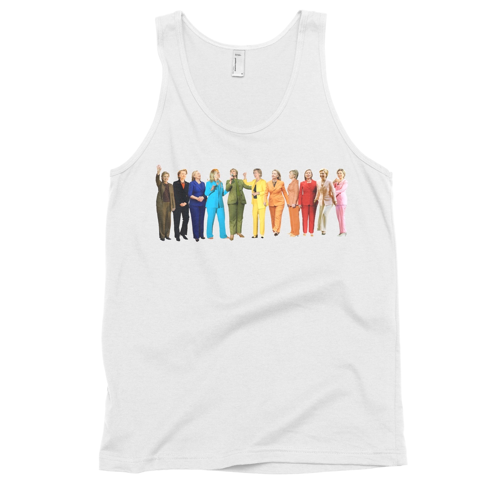 Hillary Clinton Pantsuit Rainbow Bella+Canvas Tank Top Shirt - NEW gallery