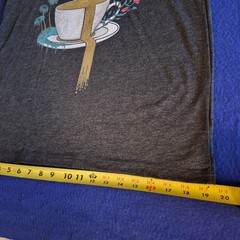 NEW – MEDIUM – Curbside Clothing Coffee Plant – Black Heather Tee Shirt