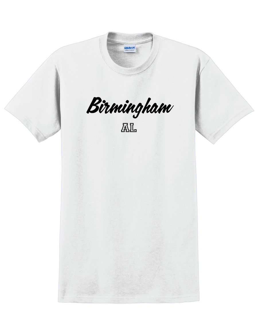 Birmingham, Alabama State T-Shirt Short Sleeve Graphic Tee Unisex apparel