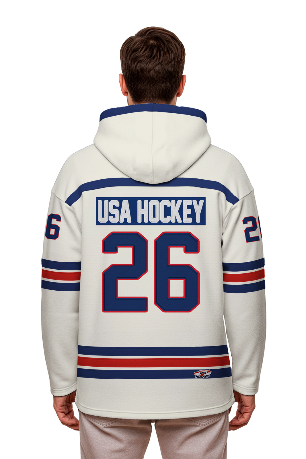 USA Hockey Shield 2026 Replica Jersey Vintage White Lace Hoodie gallery