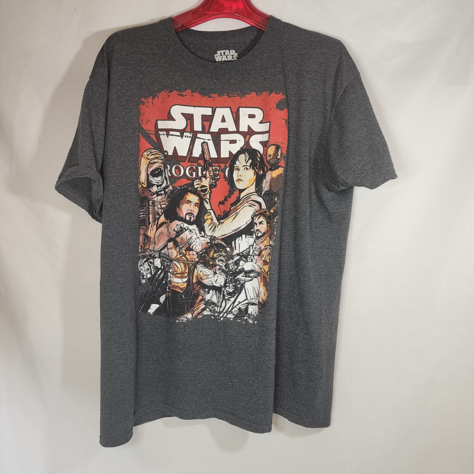 Star Wars Rogue One Comic Book Style Characters Men's XL Short Sleeve Shirt gallery