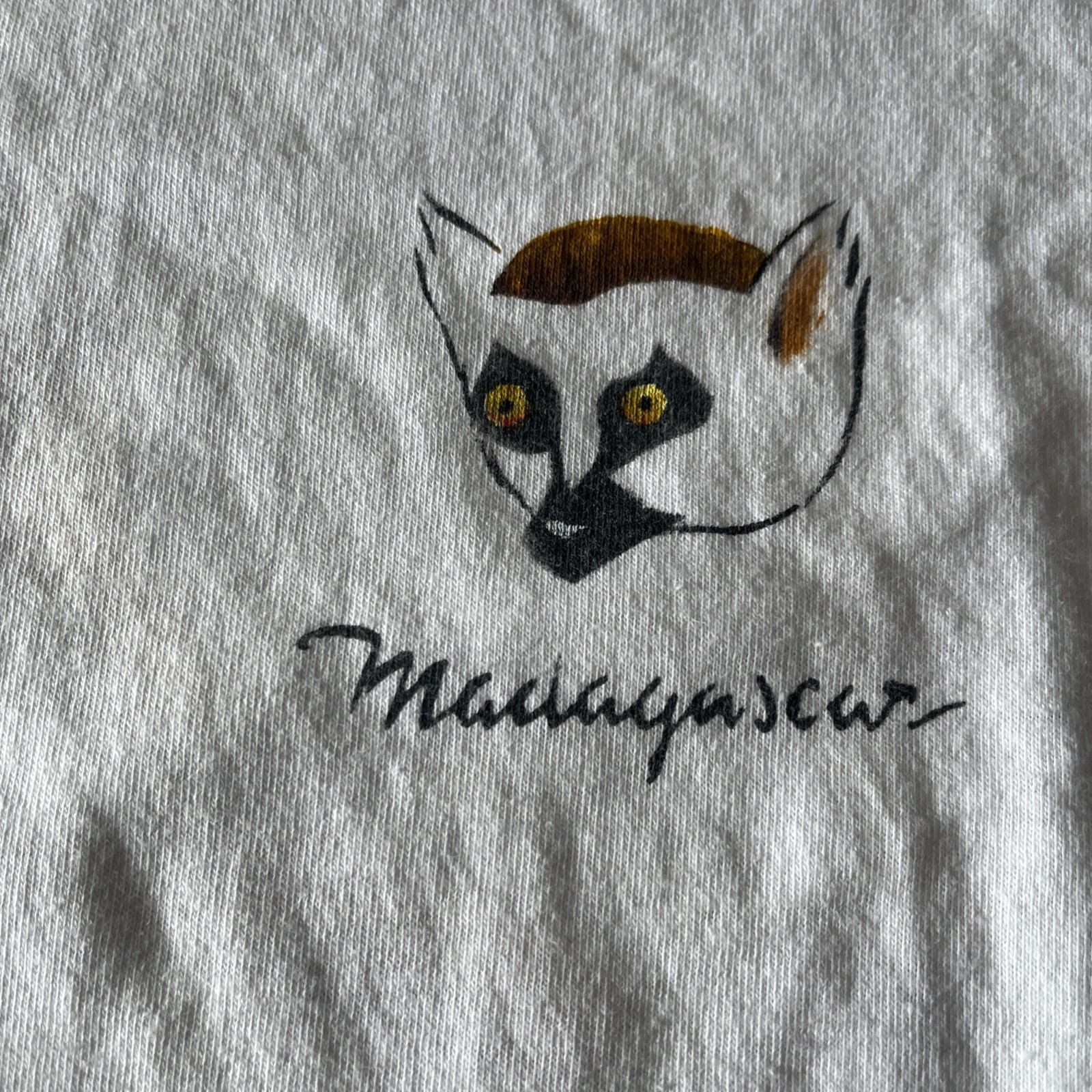 Vintage Madagascar Lemurs Shirt Sz XL Tourist Tee Funny 90s gallery