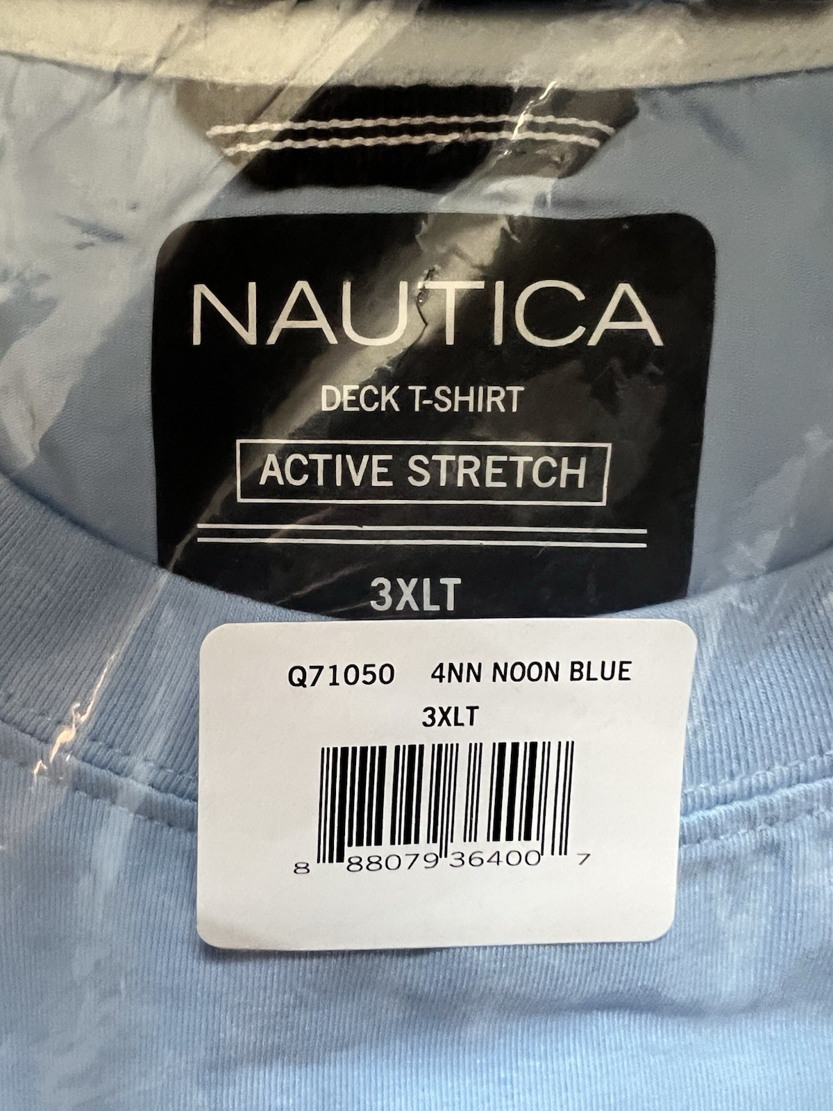 Nautica Men’s 3xl Pocket T Shirt..Sky Blue gallery