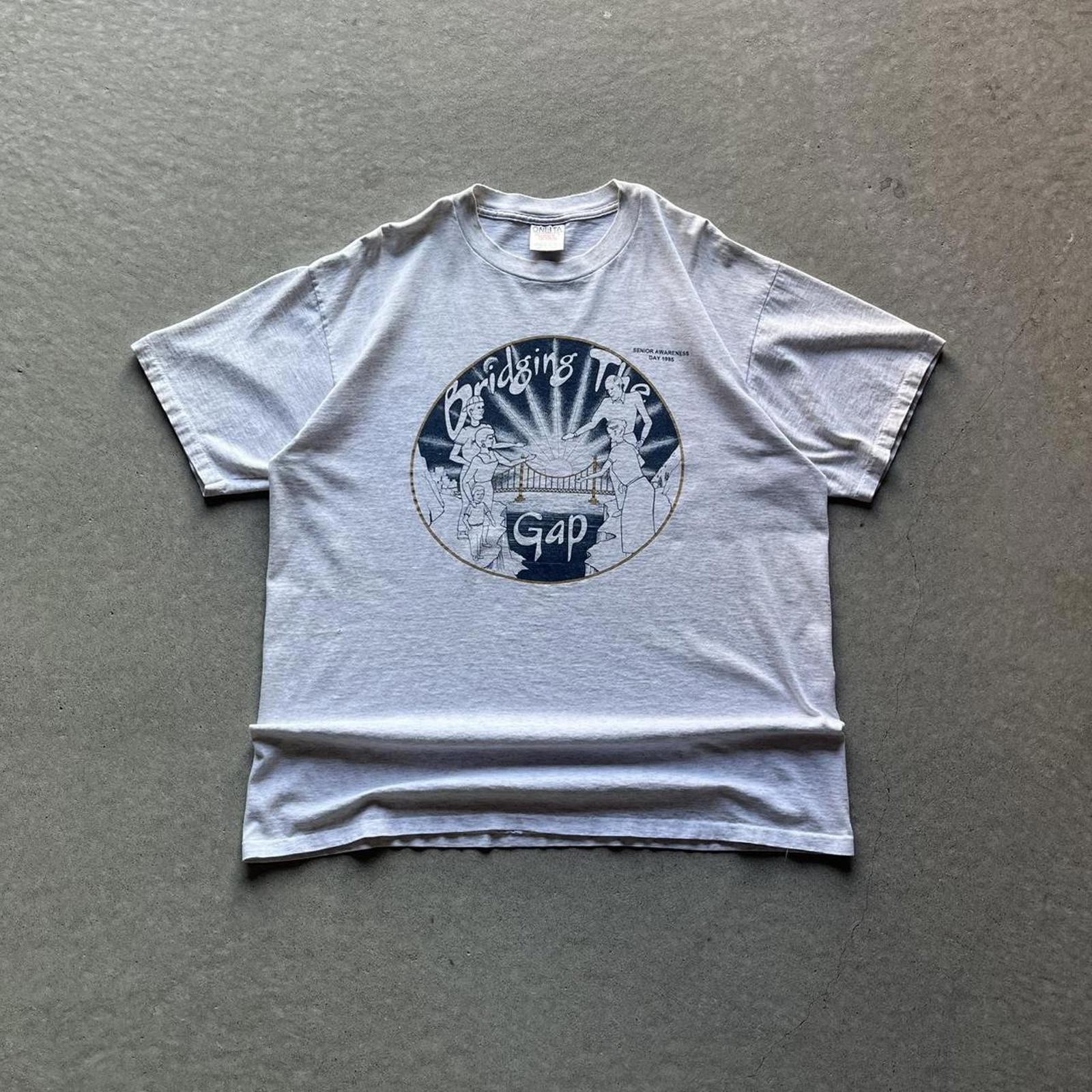 Vintage 1995 Bridging The Gap Senior Awareness Day T-Shirt gallery