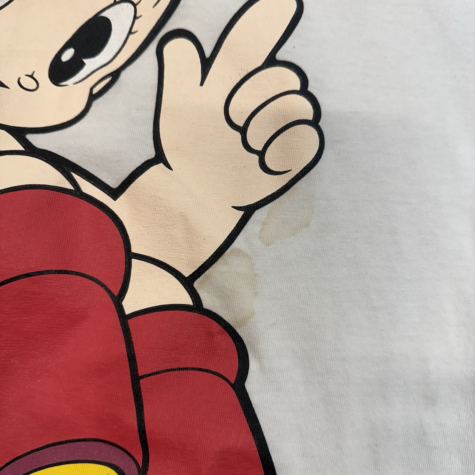 Vintage 90s Astro Boy Cartoon Japenese Anime White Graphic Shirts Men’s Large gallery