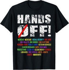Hands Off Social Security Protest Resist Save Democracy Gift Unisex T-Shirt