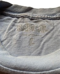 SUPERRRADICAL Bart Simpson Graphic Baby Blue Men’s T-shirt Size L Cropped