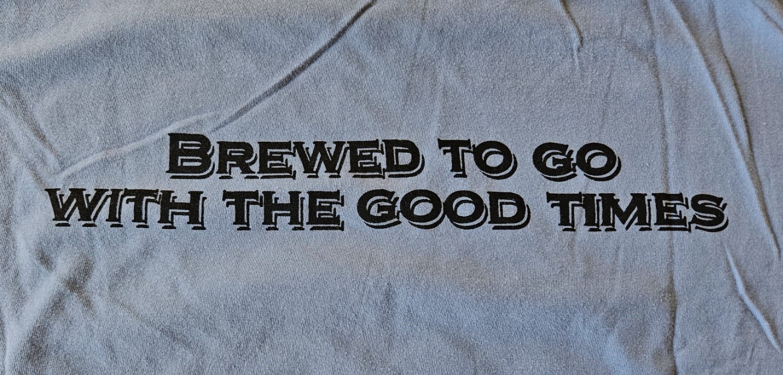 Tusker Export Brewed To Go With The Good Times T-Shirt, Blue, Size XL gallery