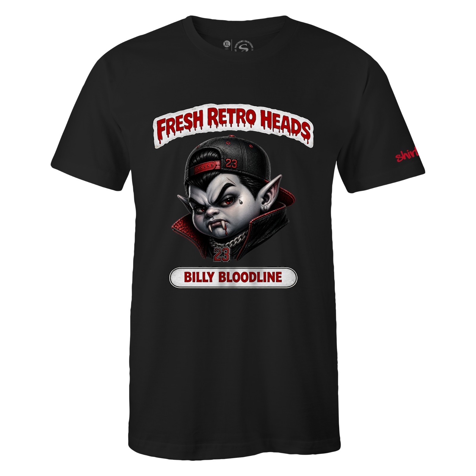 Men's Black Billy B Sneaker T-shirt to Match Air Jordan 12 Retro 'Bloodline' gallery