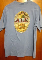 PARADISE ALE small T shirt Caribbean beer “From Our Shack To Yours” tropical tee