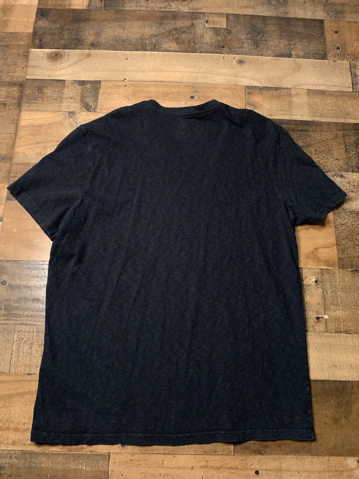 American Giant T Shirt Mens Large Black Made USA Cotton V Neck Work Pullover gallery