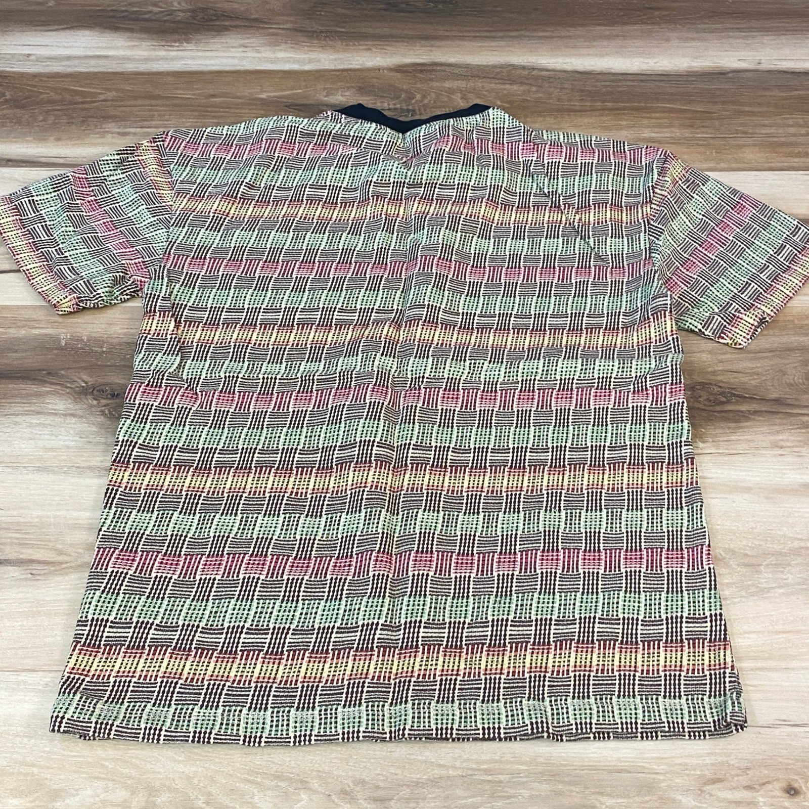 Scotch & Soda Tee Men Small Streetwear 100% Cotton Multi Color Basketweave gallery
