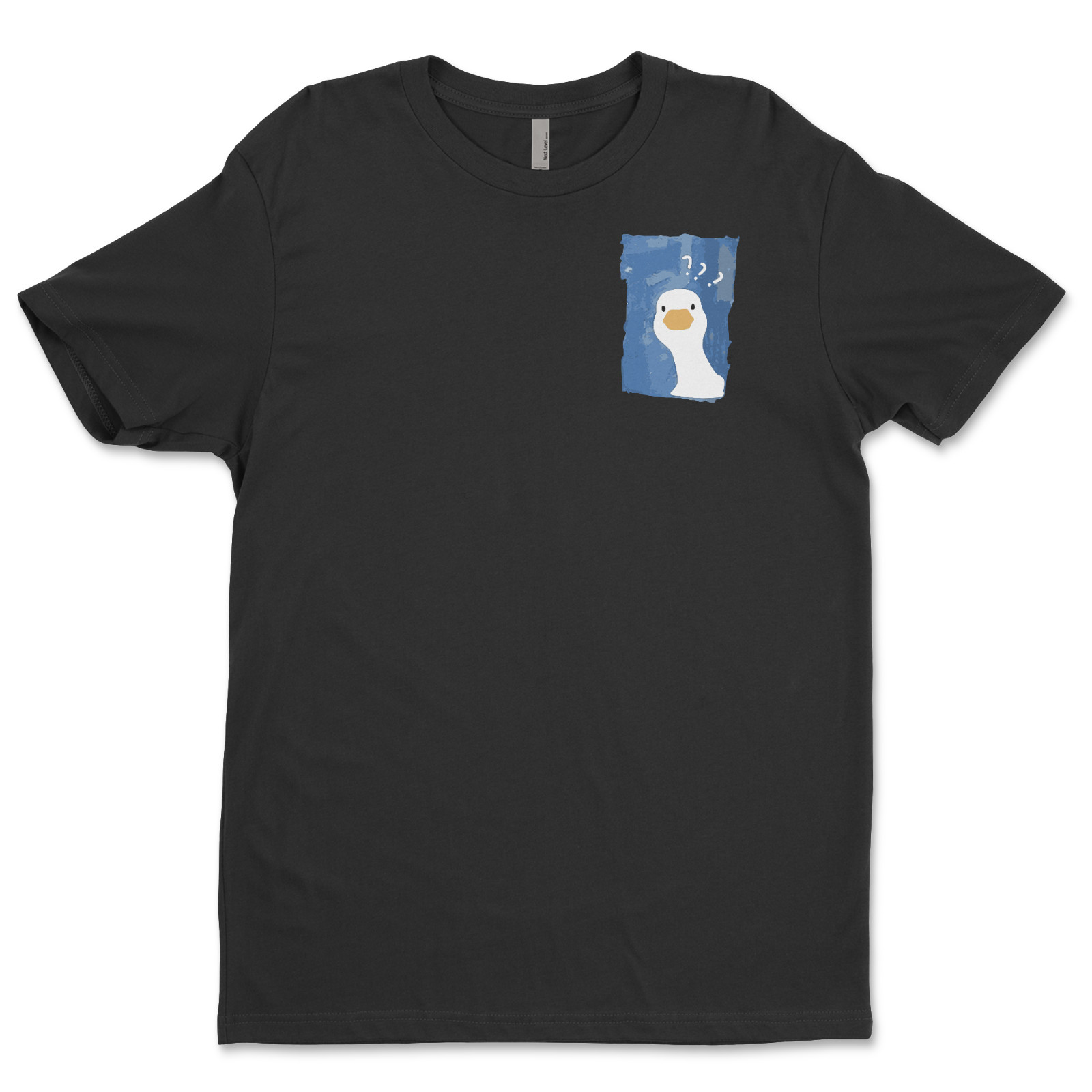 DTF Confused Duck/ Custom Unisex Soft Style T-Shirts, Next Level- Cotton gallery