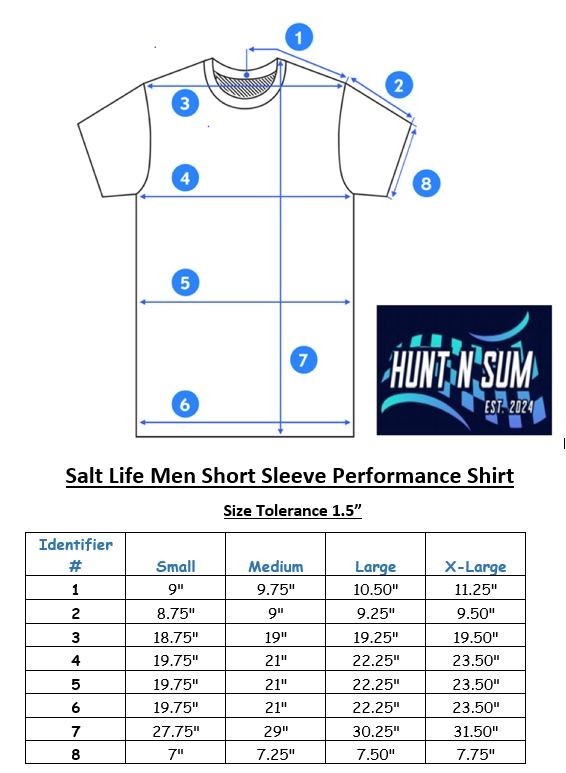 Salt Life Shark Dive SLXUVapor Performance Aruba Adult M Live Salty NWT New gallery