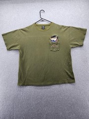 Vintage Warner Bros Studio Store Shirt Mens XL Green Tasmanian Devil Tee 90s