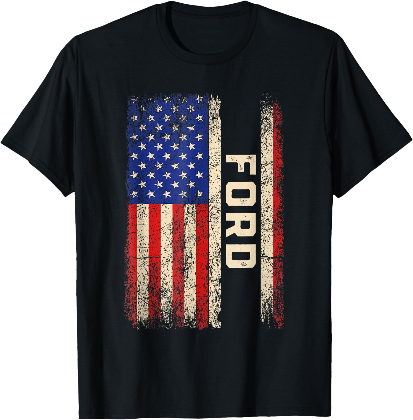 Ford Last Name Shirt Ford Name American Flag T-Shirt gallery