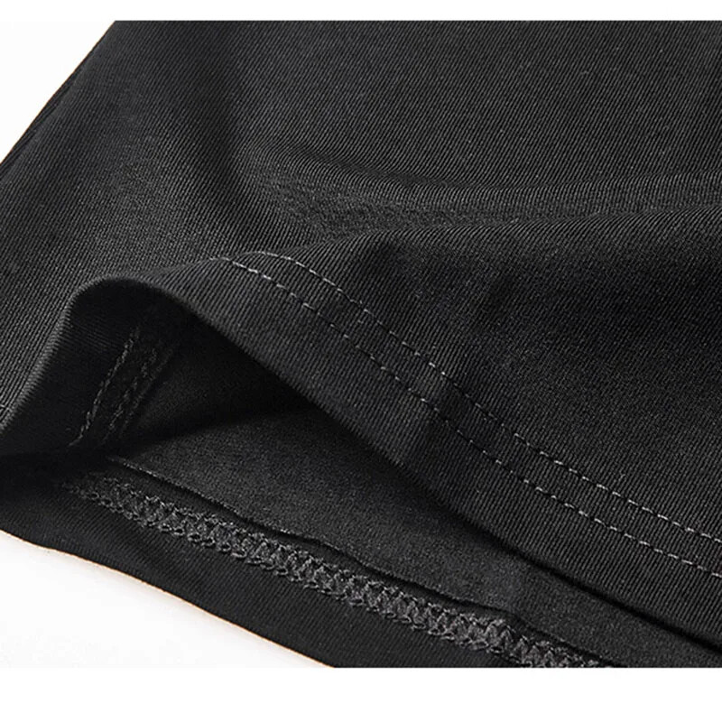 New Men Luxury Diamond Stars Rhinestones Fashion Black T-Shirt High Quality gallery