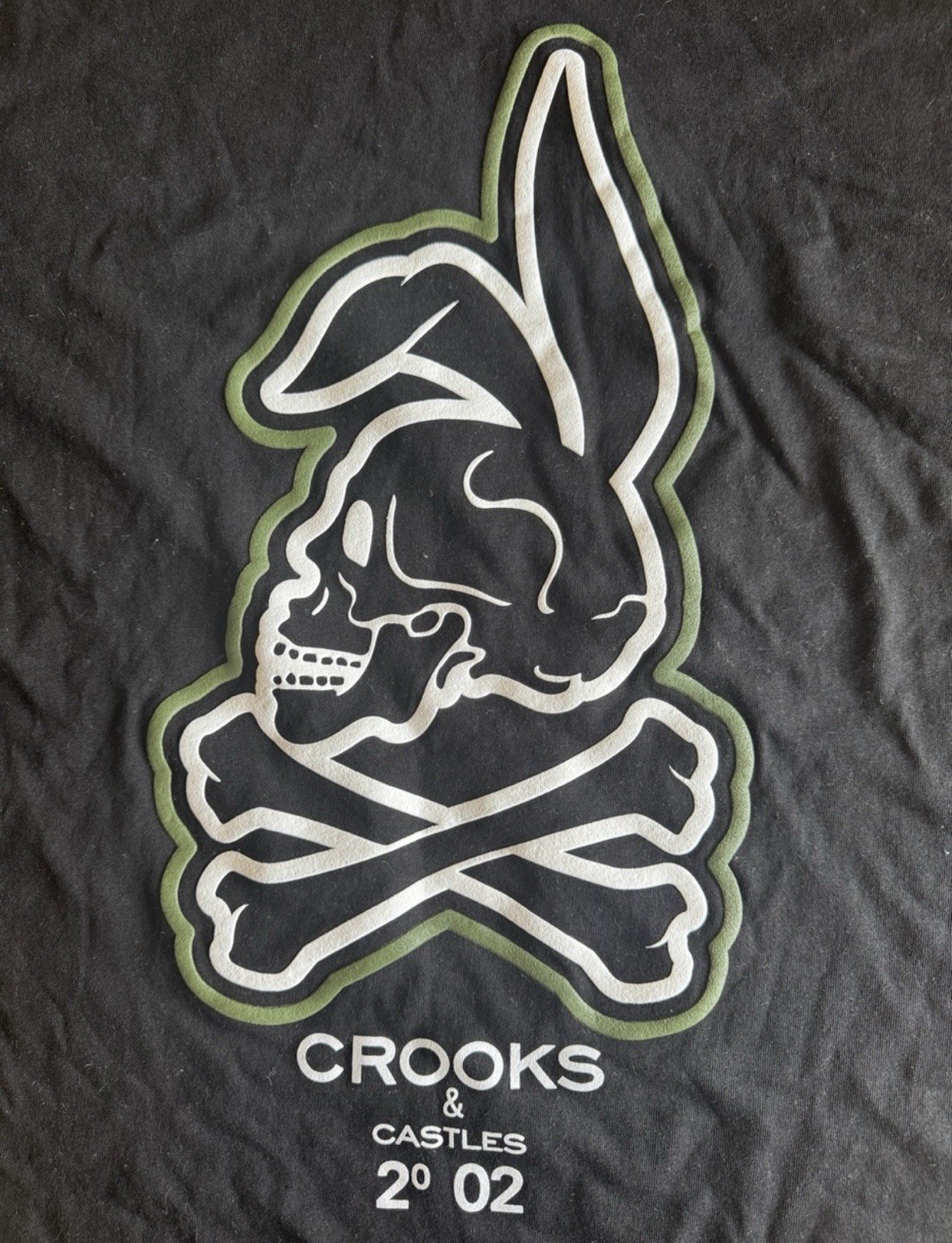 Crooks & Castles Men's Graphic Crew Neck Logo Knit Cotton Tee Short Sleeve M gallery