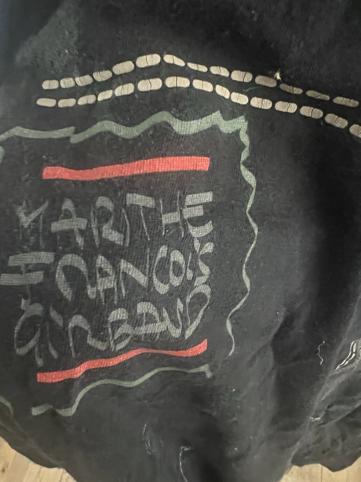 **VINTAGE RARE** 90s Marithe Francois Girbaud T-Shirt AOP 3XL gallery