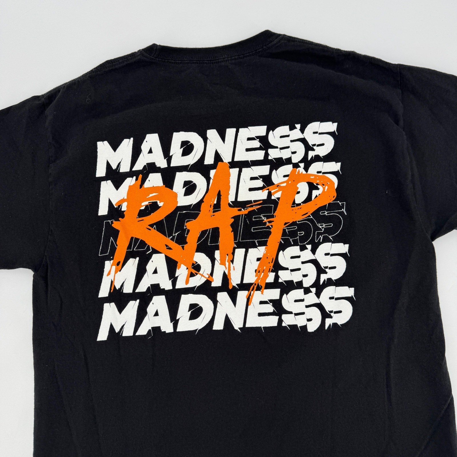 Champion Travis Scott RapTV Madness Graphic T-Shirt Mens Medium Black Hip Hop gallery