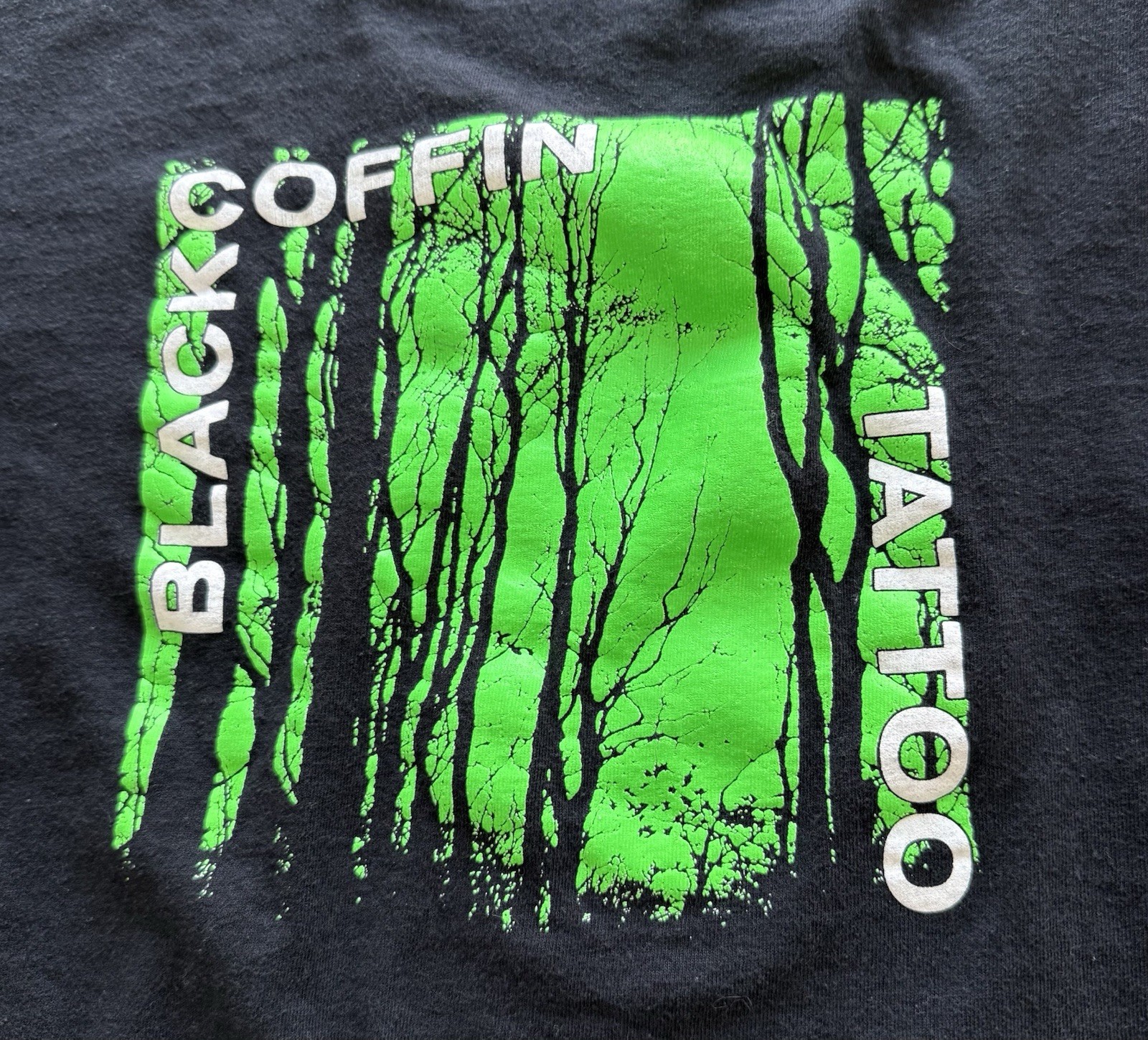 Black Coffin Tattoo Twin Cities T Shirt 3XL Minneapolis Grunge Horror Tat Tee gallery