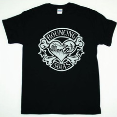 Bouncing Souls Heart Logo Vintage Punk Graphic Tee Shirt