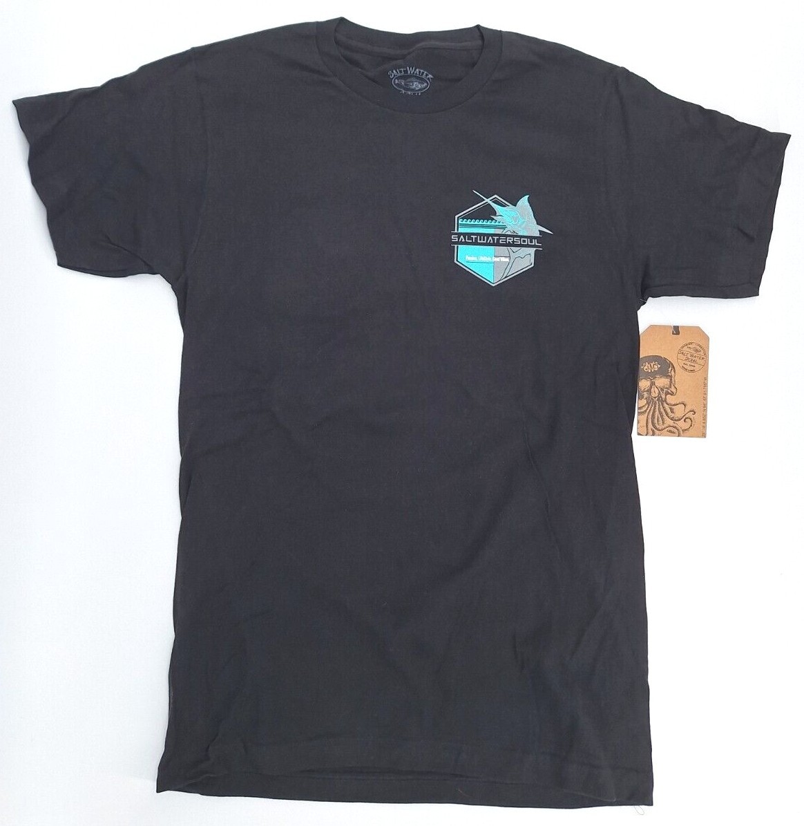 Salt Water Soul – Men’s Modern Marlin T-Shirt