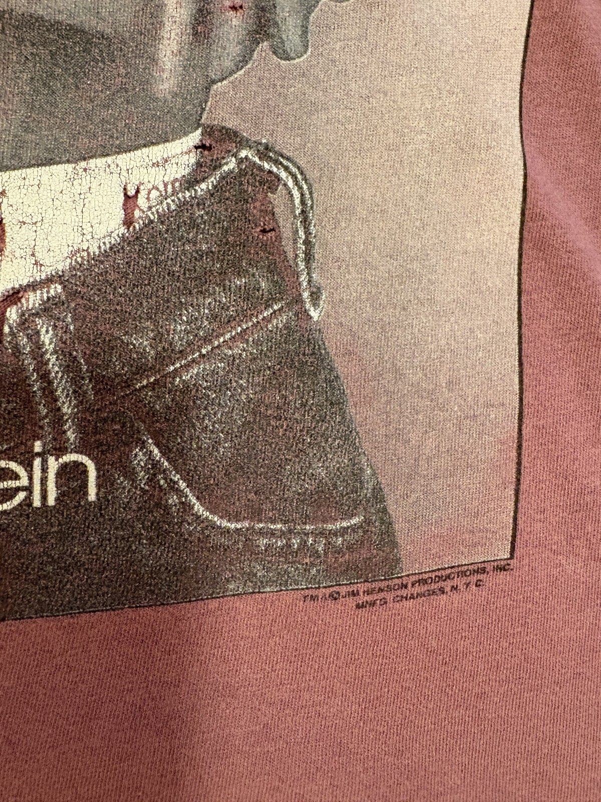 Vintage 90s Plum Jim Henson shirt- Kermit Calvin Klein -Muppets MGM-Size L gallery