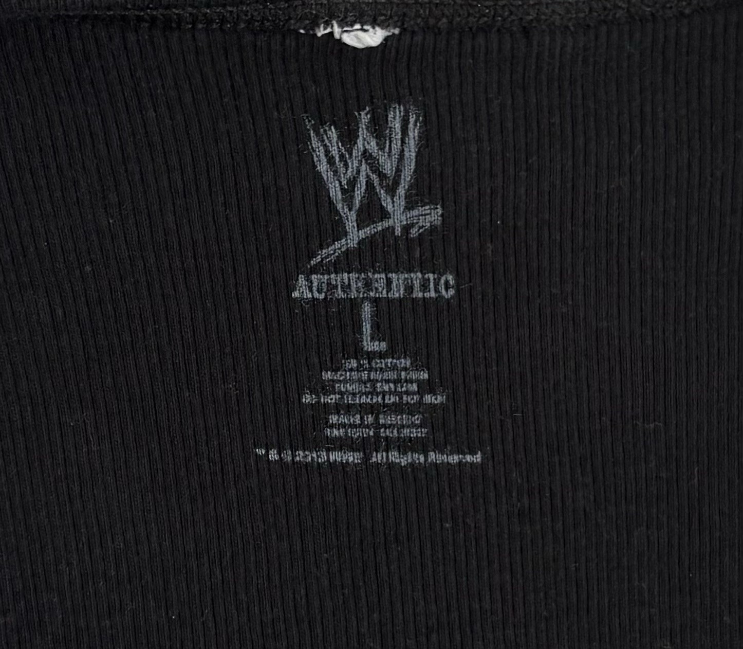 Bray Wyatt Men's Large Wyatts Follow The Buzzards WWE Authentic Black Tank Top gallery
