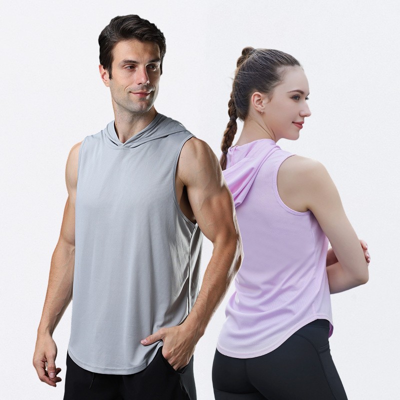 Quick Drying Vest For Men&Women Sweatshirt XL Sportswear Fitness Hooded T-Shirts gallery
