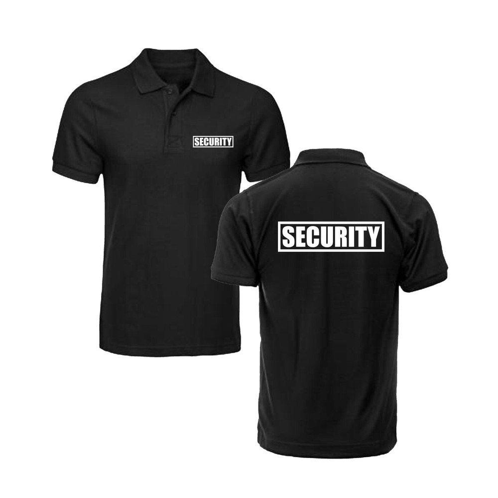 Security Classic Polo Shirt, Bodyguard Bouncer Uniform Workwear Unisex Polo