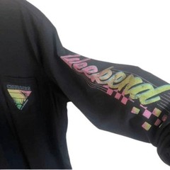 Chubbies Men’s The Weekend Has Arrived Pocket Long Sleeve T-Shirt Black XL