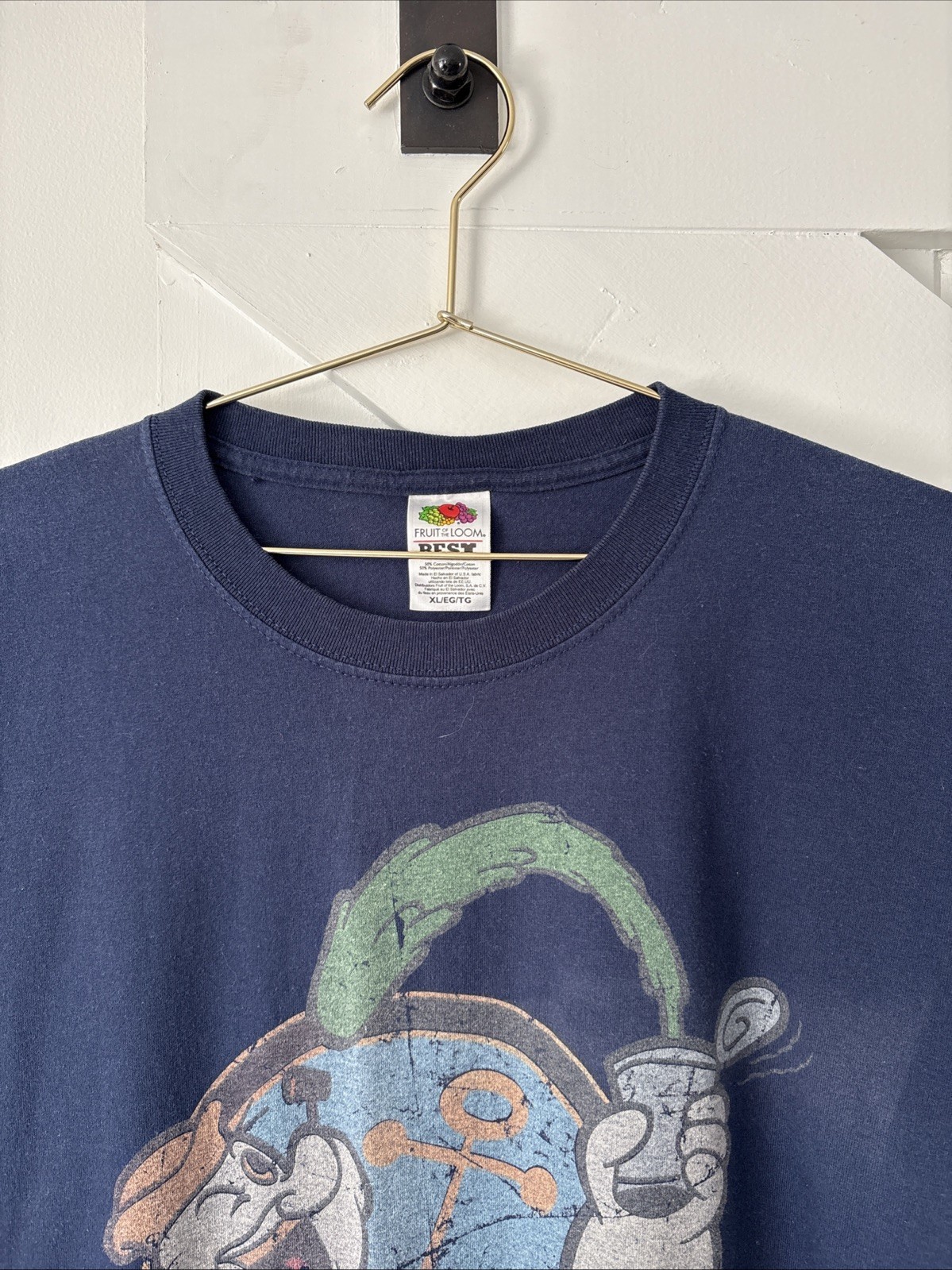 Fruit Of The Loom Popeye the Sailorman T Shirt Size XL Blue Graphic Print gallery