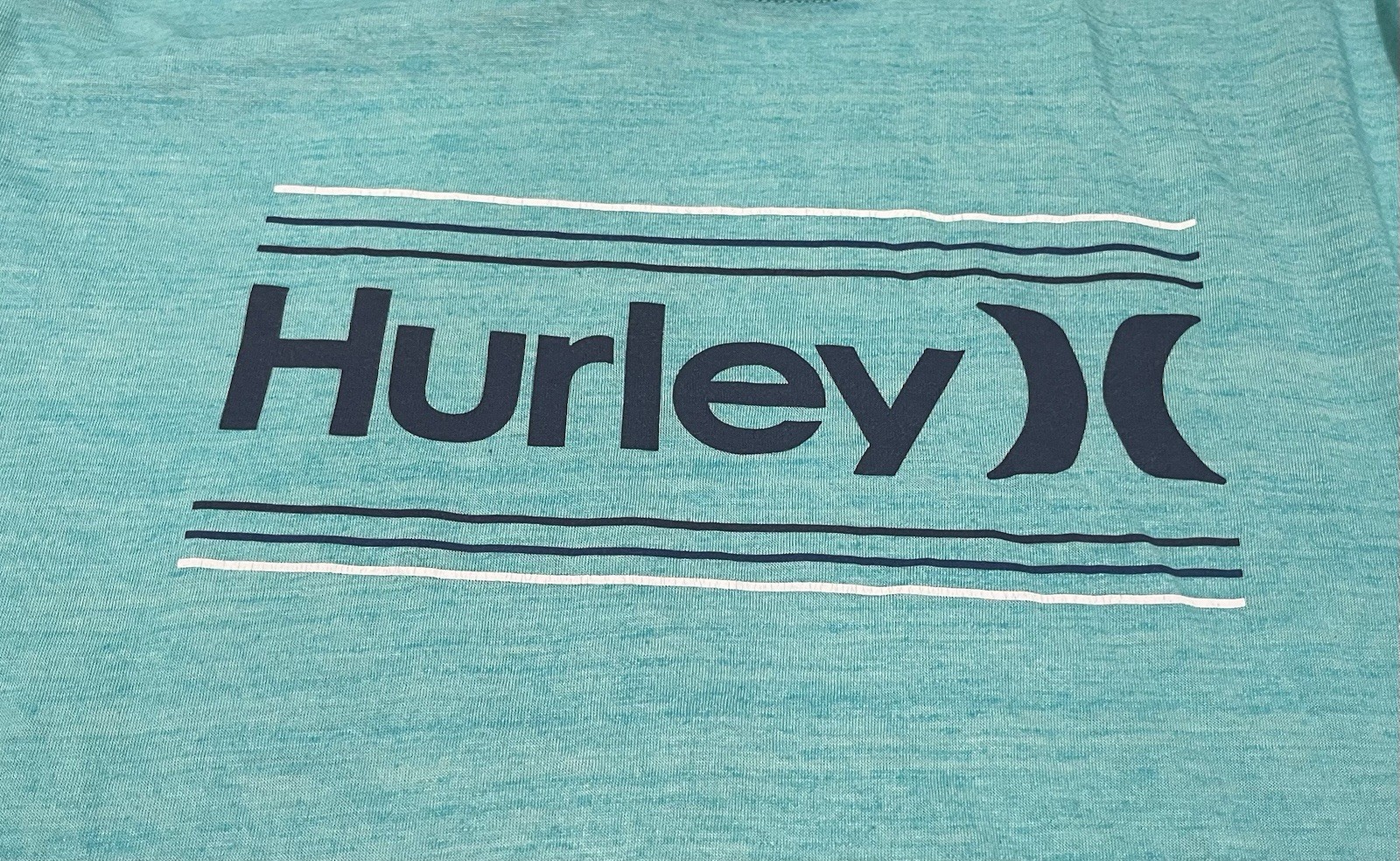 Hurley T Shirt Tee Men's XL Blue Graphic Short Sleeve Polycotton gallery
