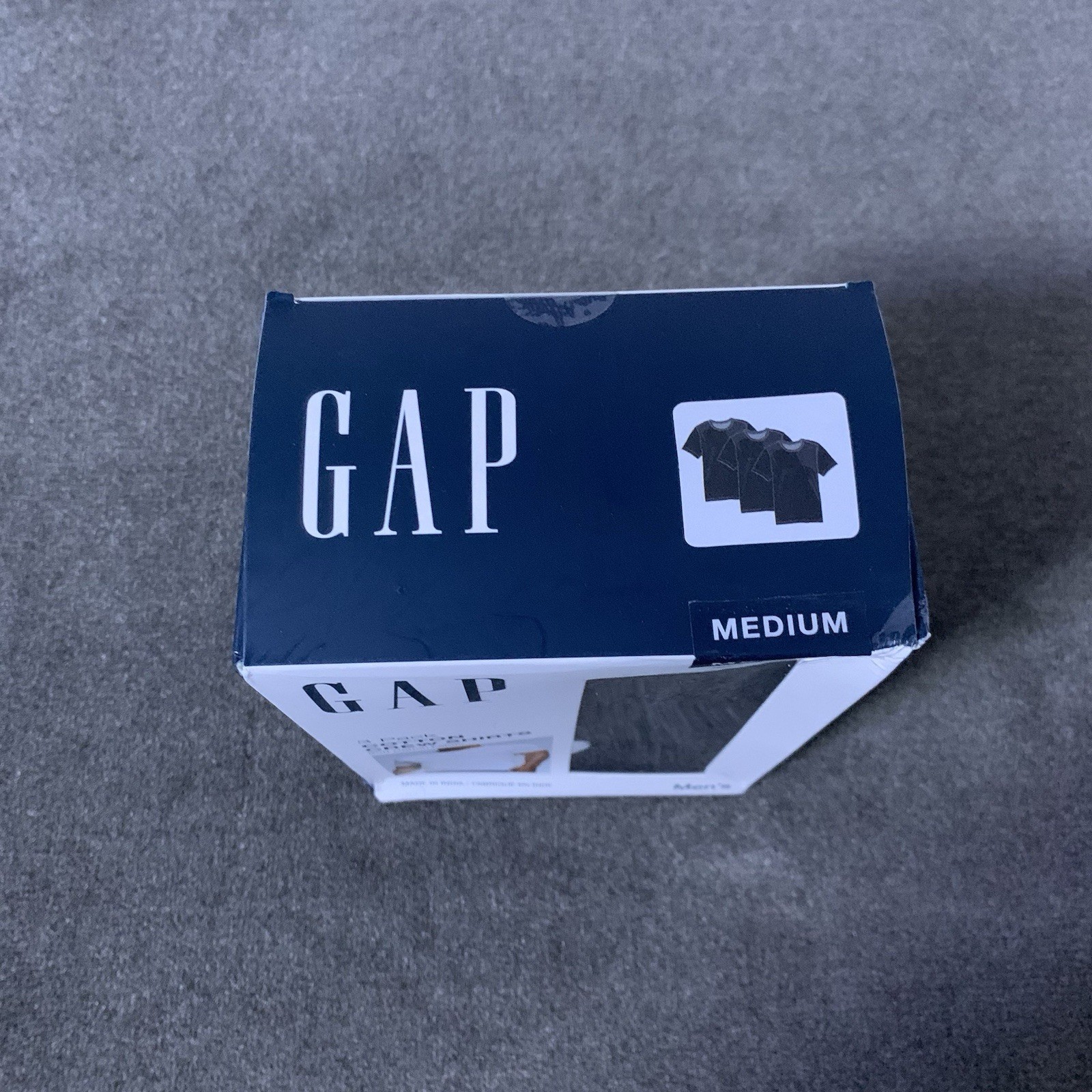 Gap Men's 3-Pack Undershirts Medium M Cotton Crew Neck Classic-Fit Black T-Shirt gallery