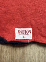 50s VINTAGE Ohio Wesleyan Reversible Double Faced T-Shirt Size Medium Cotton