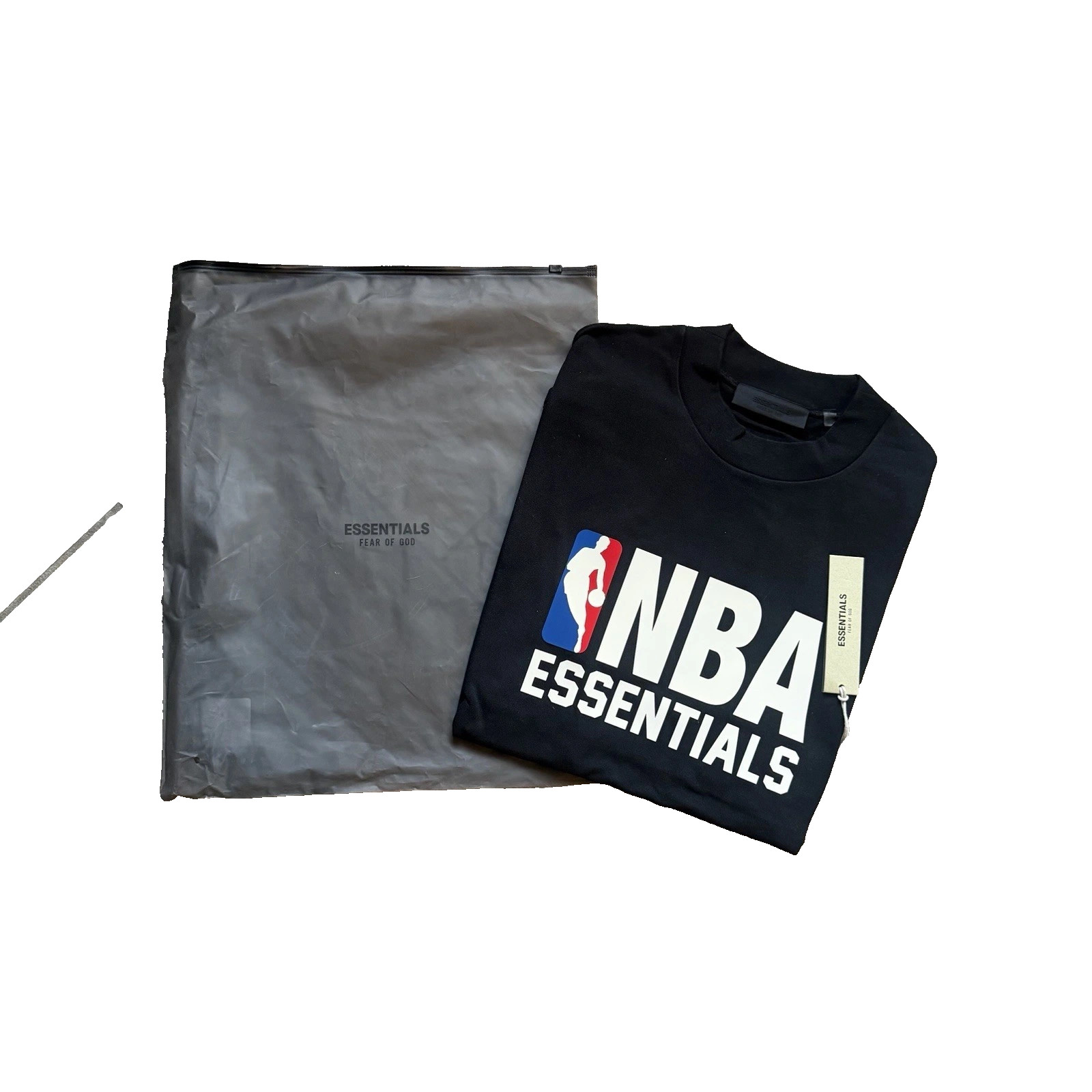 Fear of God Essentials NBA Men's Cotton Logo Fit T-Shirt Size : MEDIUM gallery