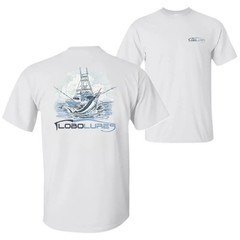 Never Back Down Sportfishing T-Shirt, Hardcore Offshore Angler Graphic Tee, Soft