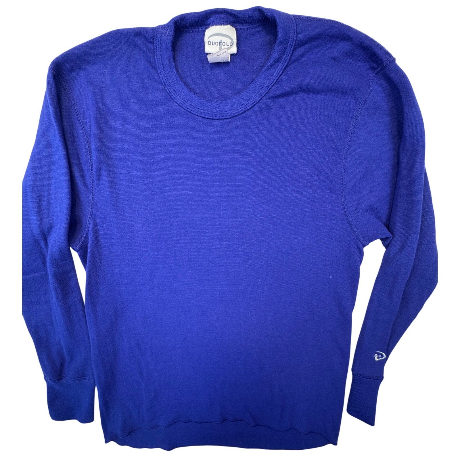 Duofold Thermal Shirt Mens Large Blue Long Sleeve Crew Neck Base Layer gallery