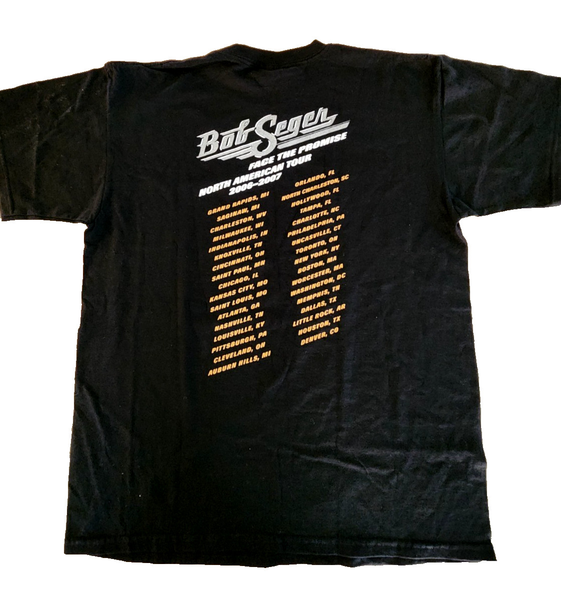 Bob Seger Face the Promise North American Tour Concert Anvil T-shirt Large READ gallery