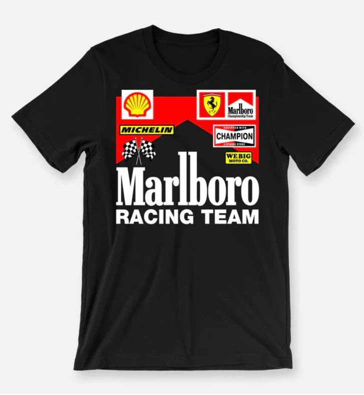 Marlboro Formula Racing T-Shirt Vintage Style Graphic Tee Unisex S-5XL gallery