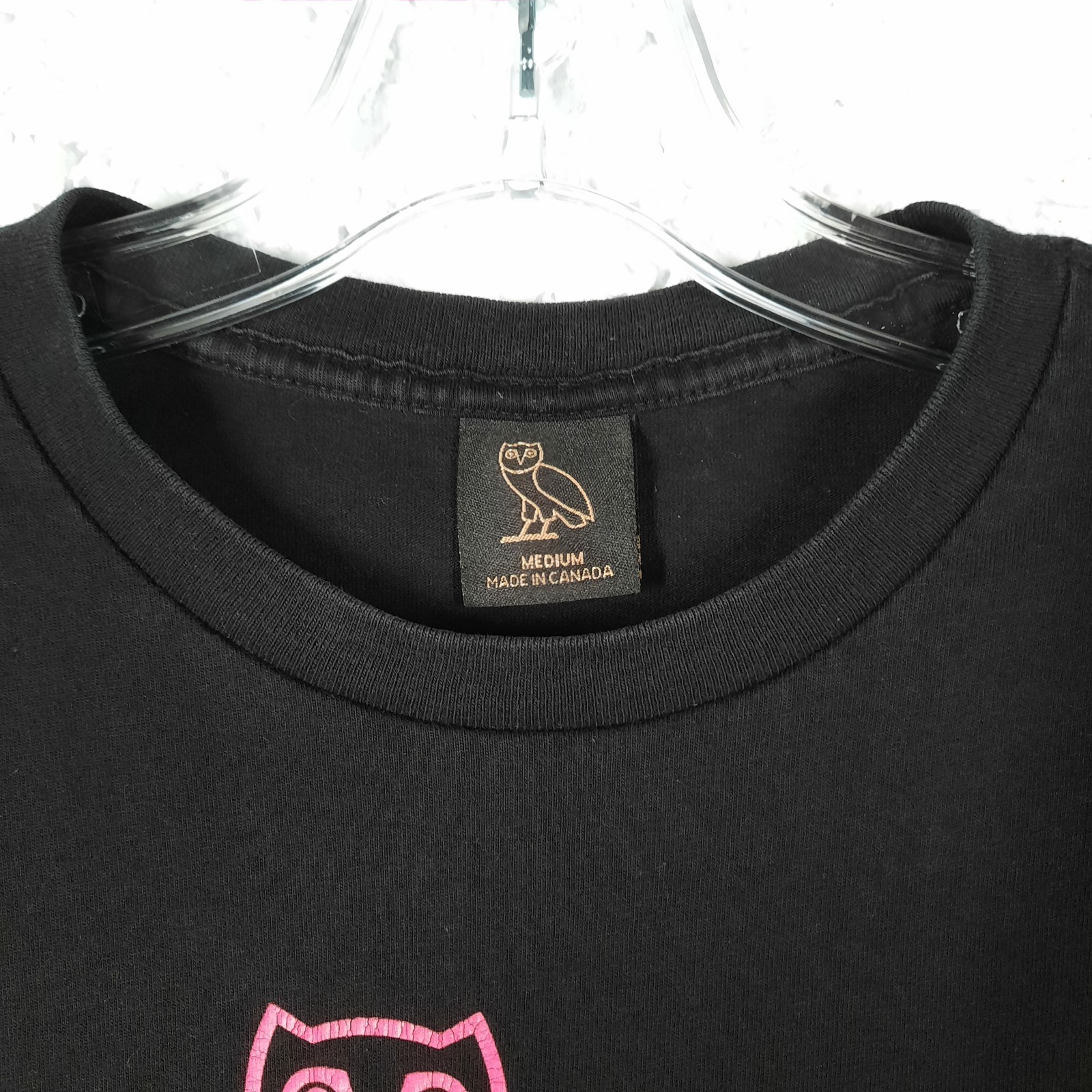 Octobers Very Own T Shirt Mens Black OvO 100% Combed Cotton Canada Drake Medium gallery