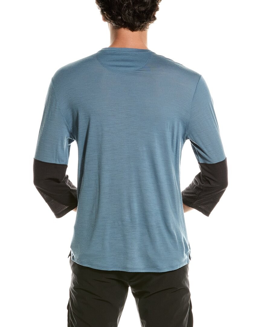 Patagonia® Bike Jersey Wool-Blend T-Shirt Men's Blue S gallery