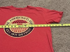 T Shirt – Medium – Red Chevy GM Chevrolet American Classic General Motors Car
