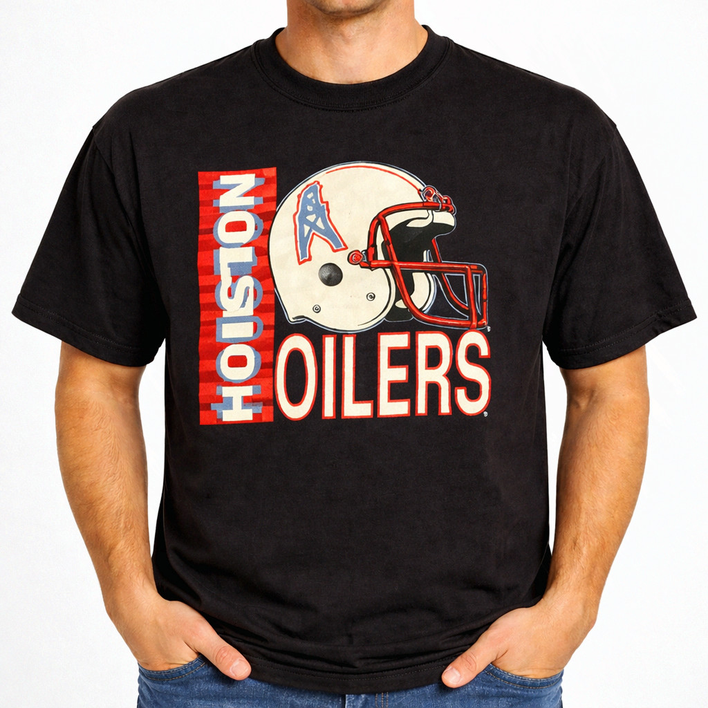 Vintage 80s 90s Football Helmet Graphic Tee Retro Sports Shirt Unisex S-3XL gallery
