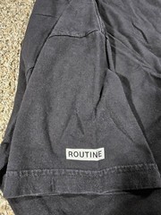 routine baseball tshirt shagger swagger Large made in USA